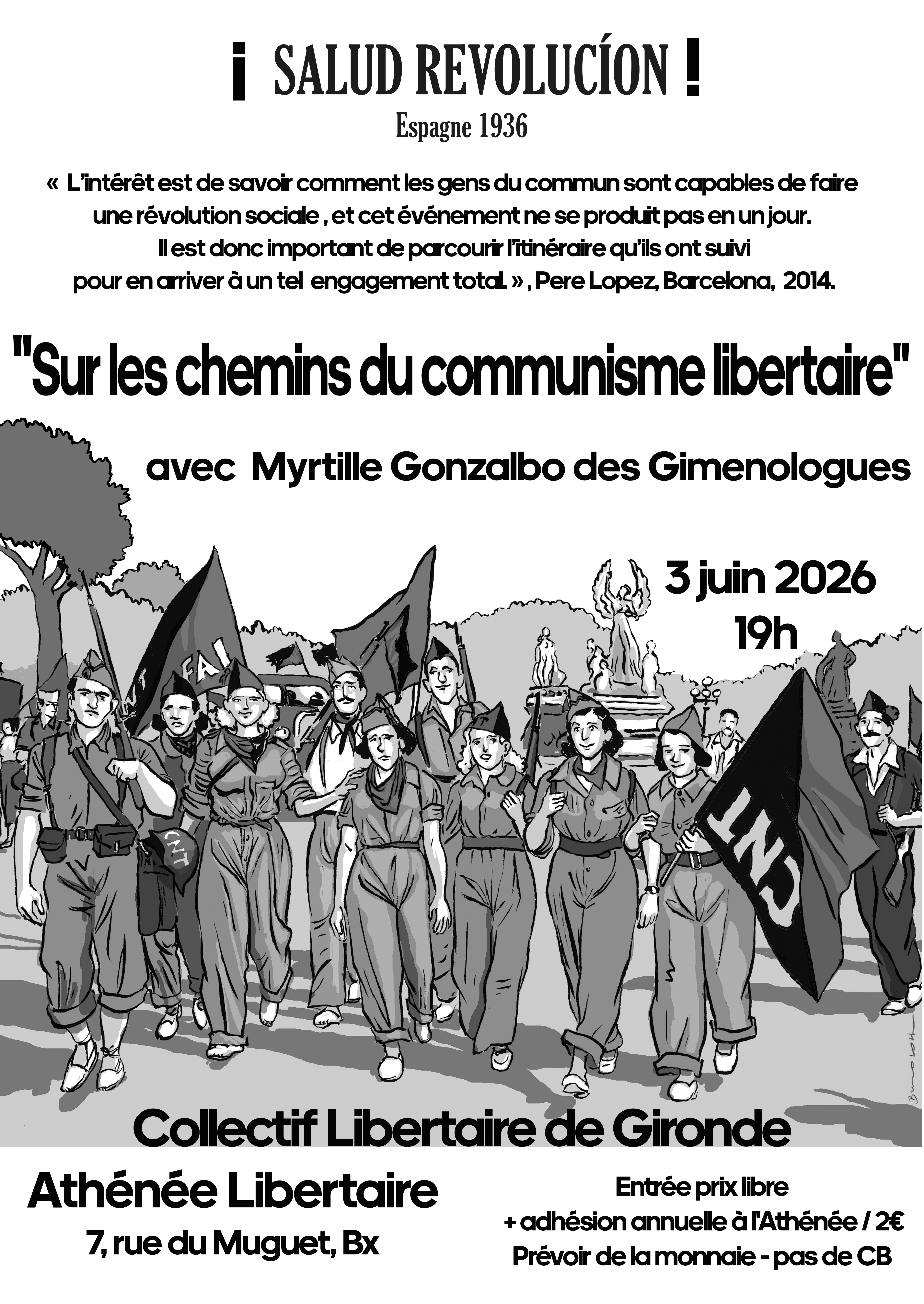 Affiche annonçant l’événement